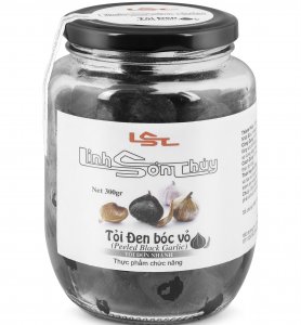 LỌ TỎI ĐEN ĐƠN NHÁNH BÓC VỎ 300G